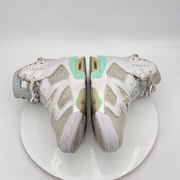 Nike Air Jordan 6 Women Size 8 DQ4914-103 White Mint Foam Basketball Shoes - Picture 7 of 11
